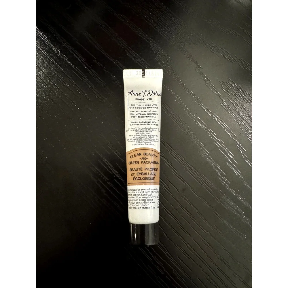 The Balm Anne T. Dotes Liquid Tinted Moisturizer Shade #30 Travel Size SEALED